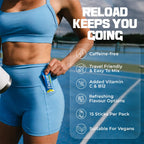 Fast&Up Reload Electrolyte Powder Drink Mix - 15 Sachets - Lemon & Lime - Hydration Energy Vitamins - New - BBE 03/2028