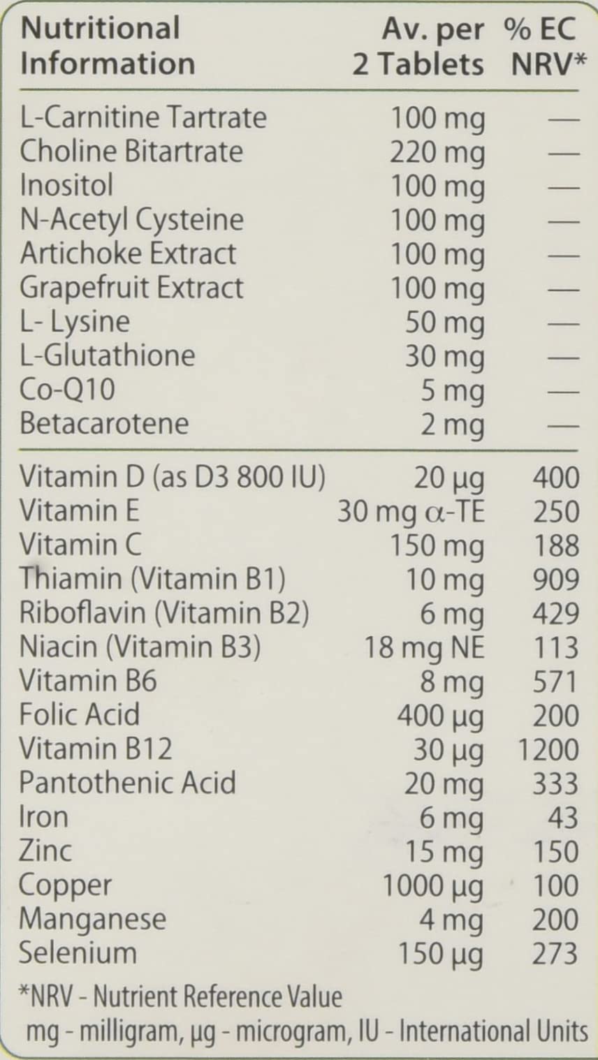 Vitabiotics Liverel Liver Health Support Tablets - 60 Tablets Supplement - Damaged Box - BBE 09/2027