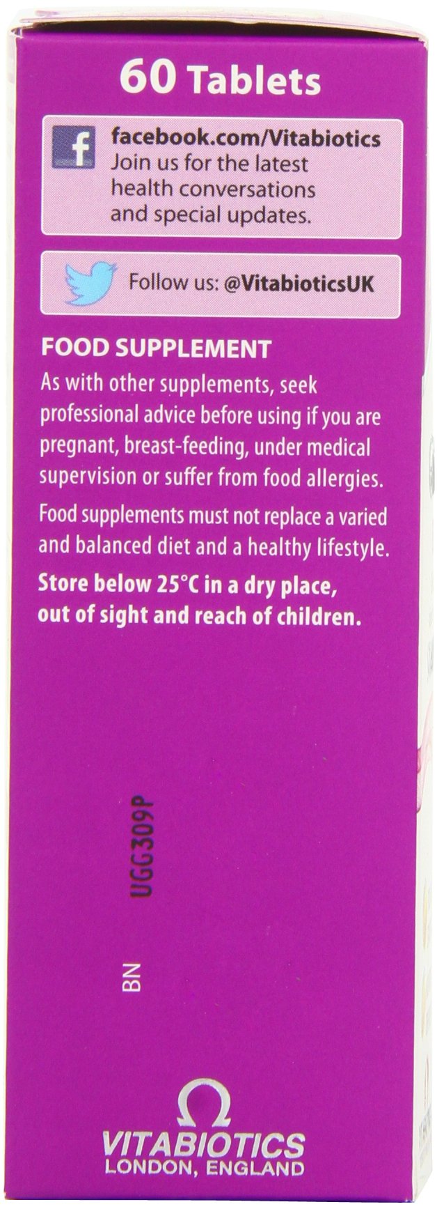 Vitabiotics Ultra Ginkgo and Ginseng Tablets - 60 Tablets - Damaged Box - BBE 12/2027