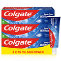 Colgate Deep Clean Whitening Toothpaste with Baking Soda 75ml - Triple Pack - Damaged Box - BBE 11/2026
