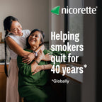 Nicorette Icy White 2mg Nicotine Gum - 210 Pieces Stop Smoking Aid Chewing Gum - Damaged Box - BBE 12/2028