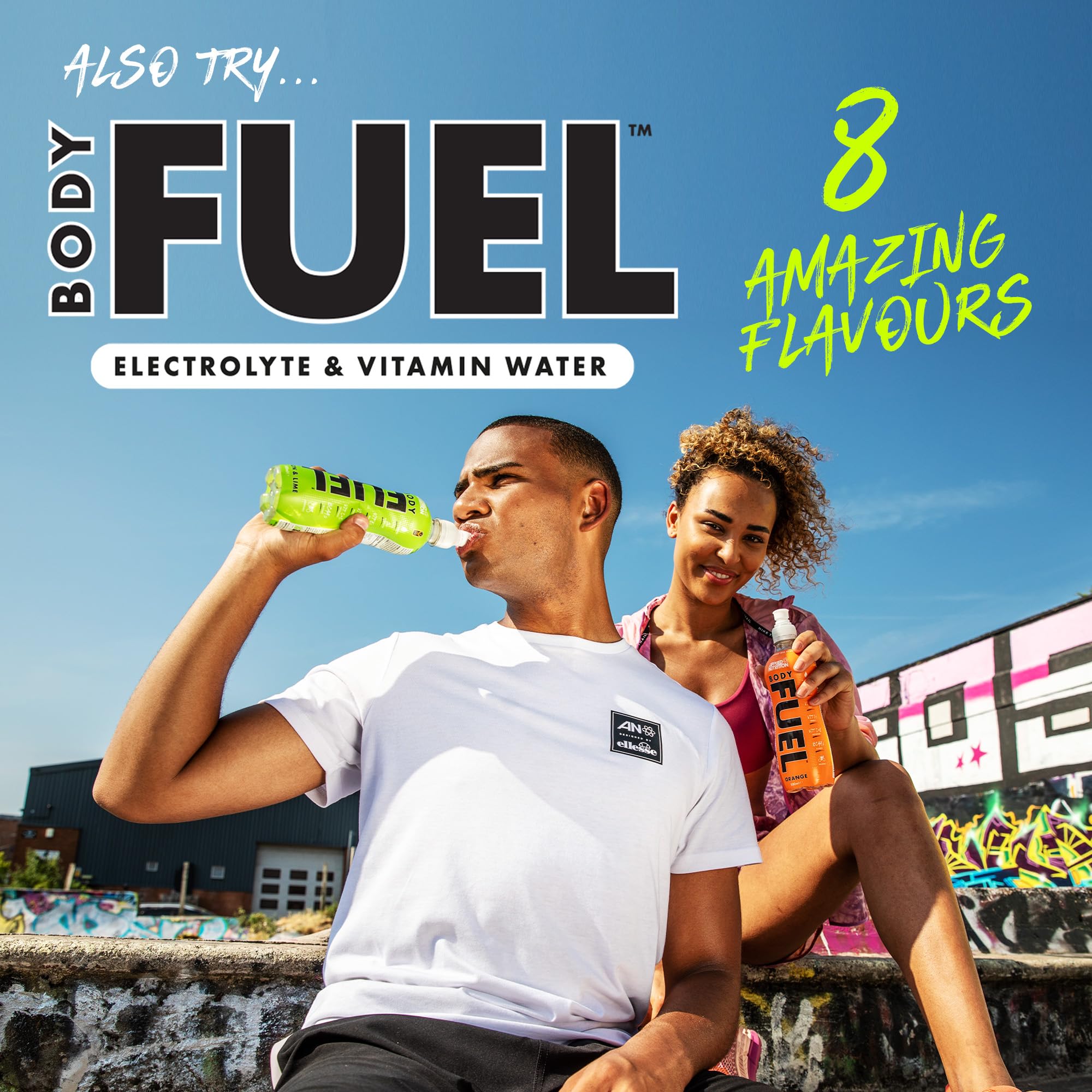 Applied Nutrition BodyFuel Energy Shot - Body Fuel Prime Energy Shot, Physical Performance with B-Vitamins, Taurine, Caffeine, Sugar Free, Zero Calories (Box 12 Units x 60ml) (Orange) - New - BBE 03/2026