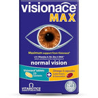 Vitabiotics Visionace Max Tablets & Capsules - 28 Day Duo Pack - Eye Health Vitamins - Damaged Box - BBE 12/2027