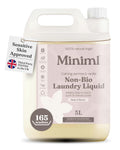 Miniml Laundry Liquid 5L Refill - Wild Jasmine & Vanilla Non-Bio Detergent - Vegan, Cruelty-Free, 165 Washes for Machine & Hand Wash - New