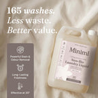 Miniml Laundry Liquid 5L Refill - Wild Jasmine & Vanilla Non-Bio Detergent - Vegan, Cruelty-Free, 165 Washes for Machine & Hand Wash - New