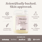 Miniml Laundry Liquid 5L Refill - Wild Jasmine & Vanilla Non-Bio Detergent - Vegan, Cruelty-Free, 165 Washes for Machine & Hand Wash - New