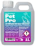 Dirtbusters Pet Pro Artificial Grass Cleaner - 1L - Stain & Odour Eliminator for Dog Cat Urine - Astro Turf Fake Grass - New