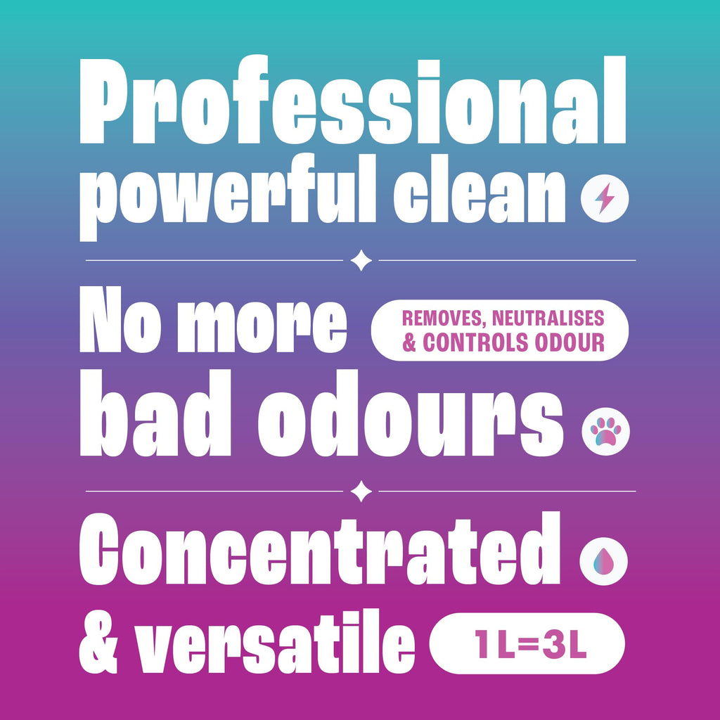 Dirtbusters Pet Pro Artificial Grass Cleaner - 1L - Stain & Odour Eliminator for Dog Cat Urine - Astro Turf Fake Grass - New