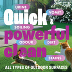 Dirtbusters Pet Pro Artificial Grass Cleaner - 1L - Stain & Odour Eliminator for Dog Cat Urine - Astro Turf Fake Grass - New
