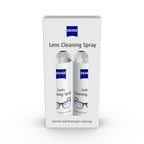 ZEISS Lens Cleaning Spray - 2x 120ml Twin Pack - Optical Glass Plastic Cleaner for Glasses Cameras Screens - Damaged Box - BBE 03/2028