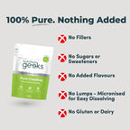Pure Creatine Monohydrate Powder 315g - 90 Servings - Unflavoured Micronised Easy Dissolve Vegan Supplement for Men & Women - Damaged Box - BBE 03/2028