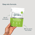 Pure Creatine Monohydrate Powder 315g - 90 Servings - Unflavoured Micronised Easy Dissolve Vegan Supplement for Men & Women - Damaged Box - BBE 03/2028