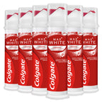 Colgate Max White Luminous Whitening Toothpaste 100ml x6 Pump - Removes Stains, Enamel Safe Daily Use - New - BBE 03/2027