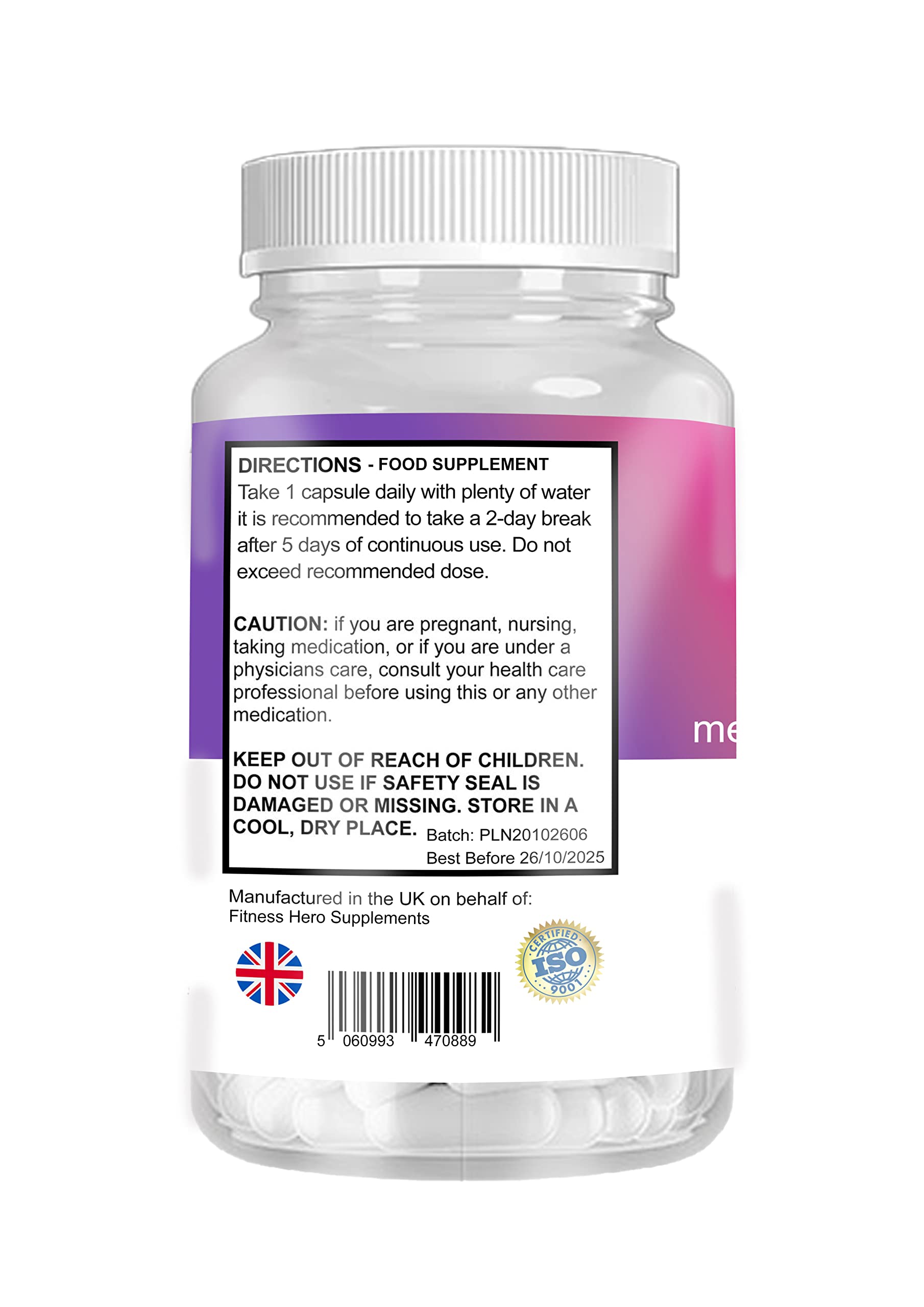 LIBA Metabolism - Weight Loss Support Supplement - All Natural - 1 Month Supply for Men & Women - New