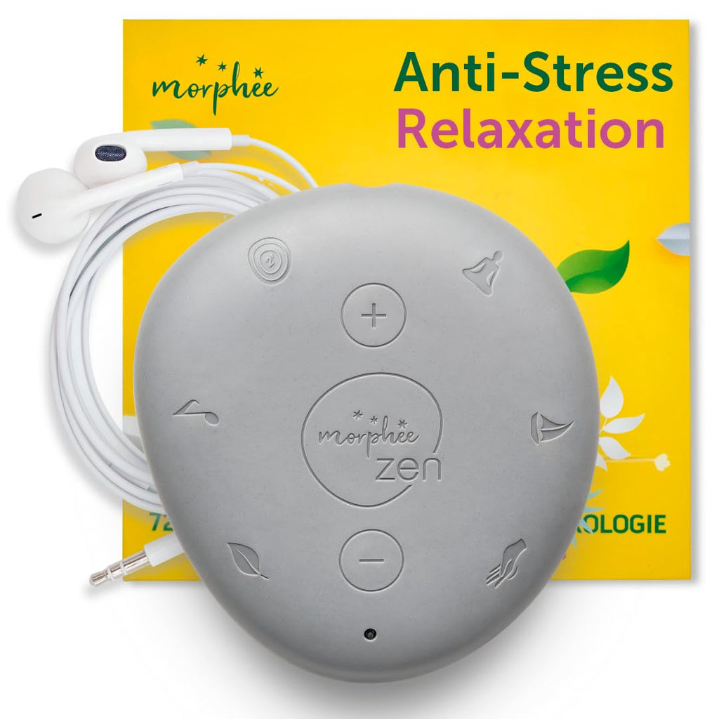 Morph'ee - French Version - Meditation and Sophrology Box - Relaxation and Sleep Aid Device - Ideal against insomnia and sleep disorders - Gift for Women and Men - Very Good