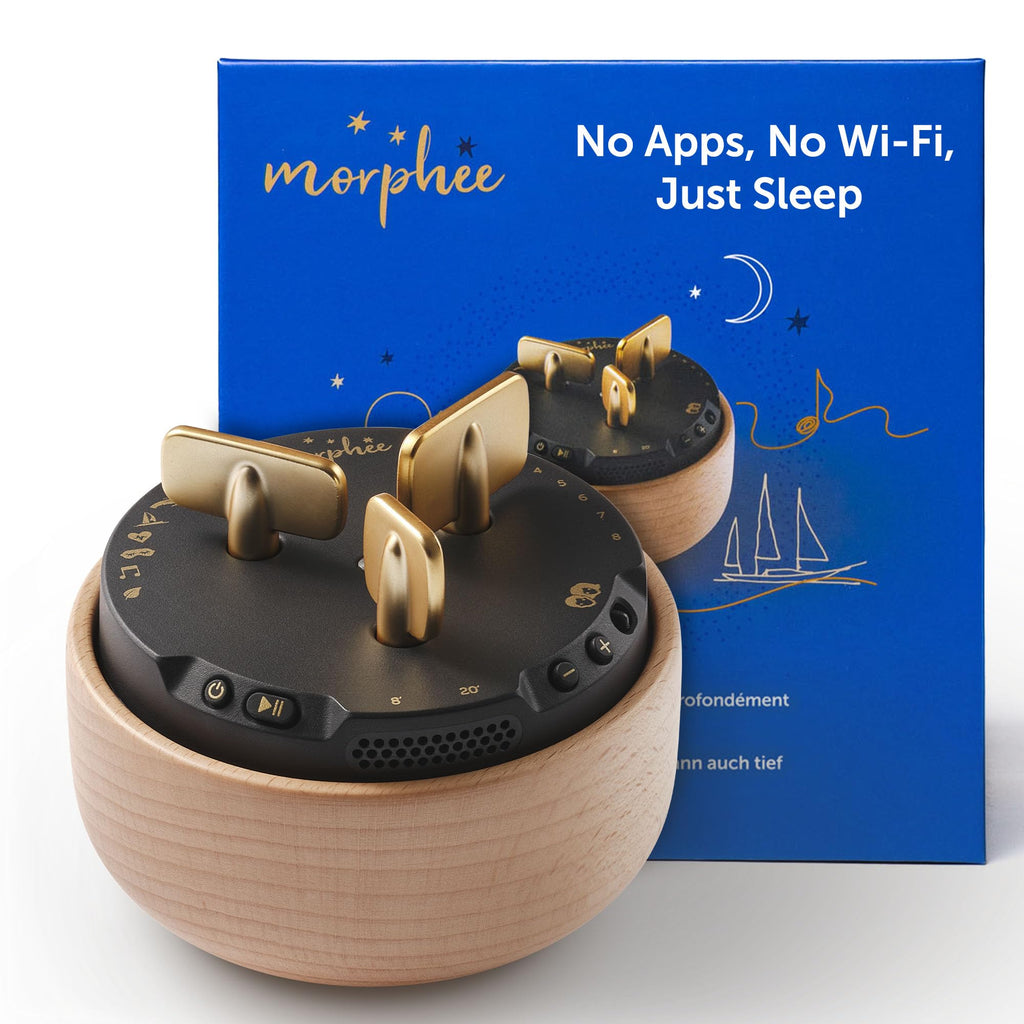 Morph'ee - French Version - Meditation and Sophrology Box - Relaxation and Sleep Aid Device - Ideal against insomnia and sleep disorders - Gift for Women and Men - Very Good