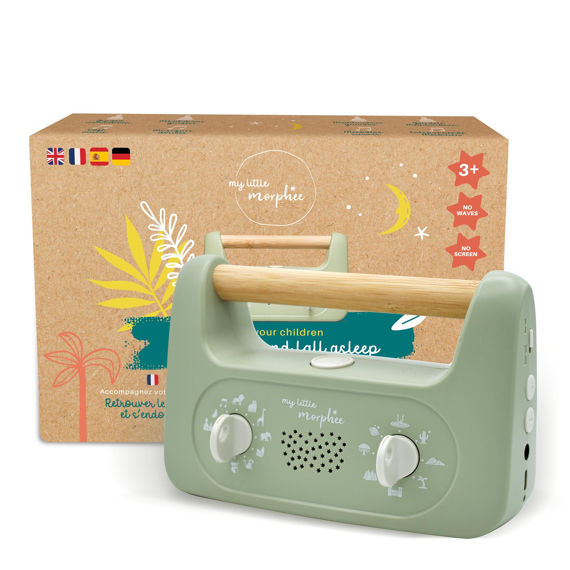 Morph'ee - French Version - Meditation and Sophrology Box - Relaxation and Sleep Aid Device - Ideal against insomnia and sleep disorders - Gift for Women and Men - Very Good