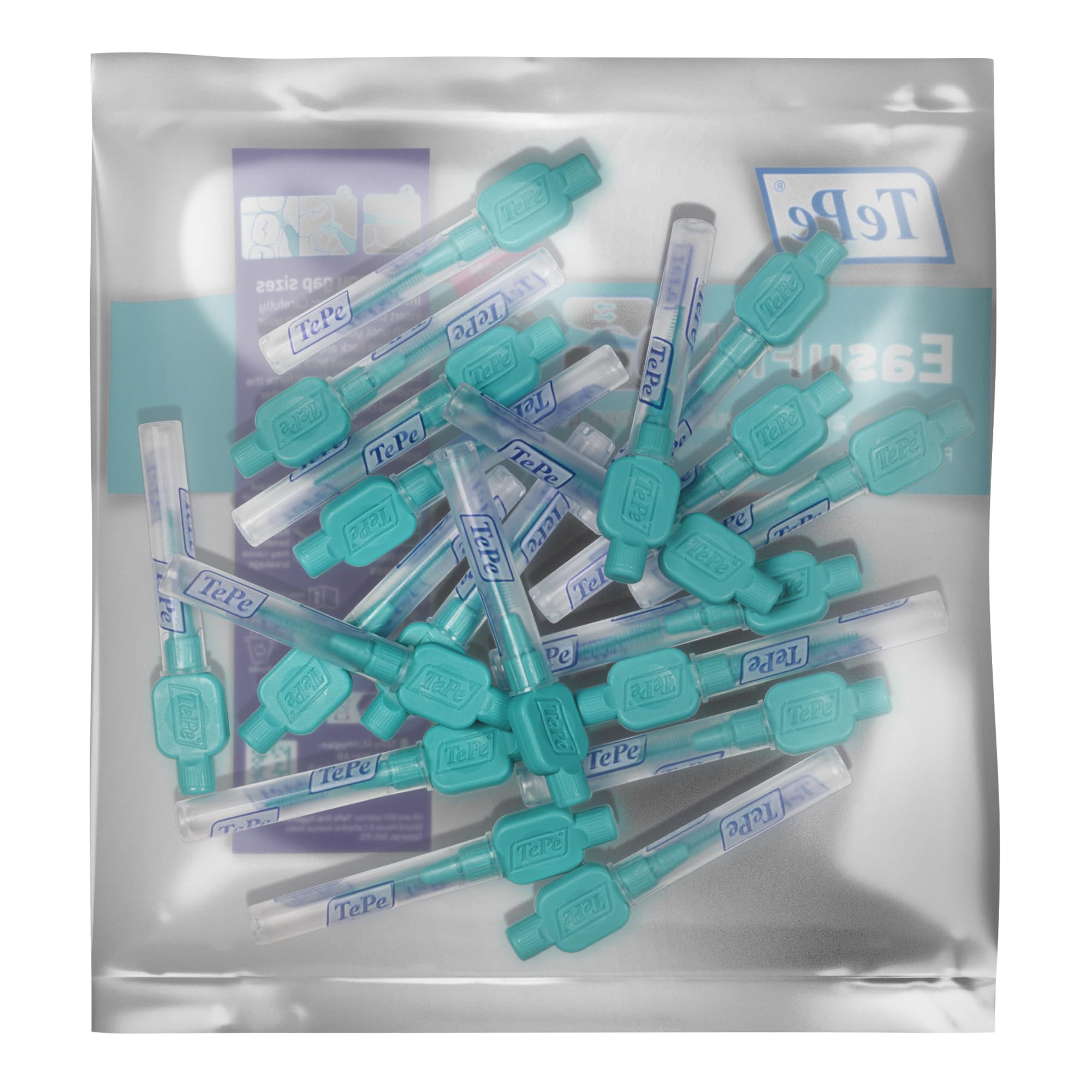 TePe EasyFit Interdental Brush Conical Turquoise S/M 20 Pack Teeth Cleaning Gum Health - New
