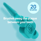 TePe EasyFit Interdental Brush Conical Turquoise S/M 20 Pack Teeth Cleaning Gum Health - New