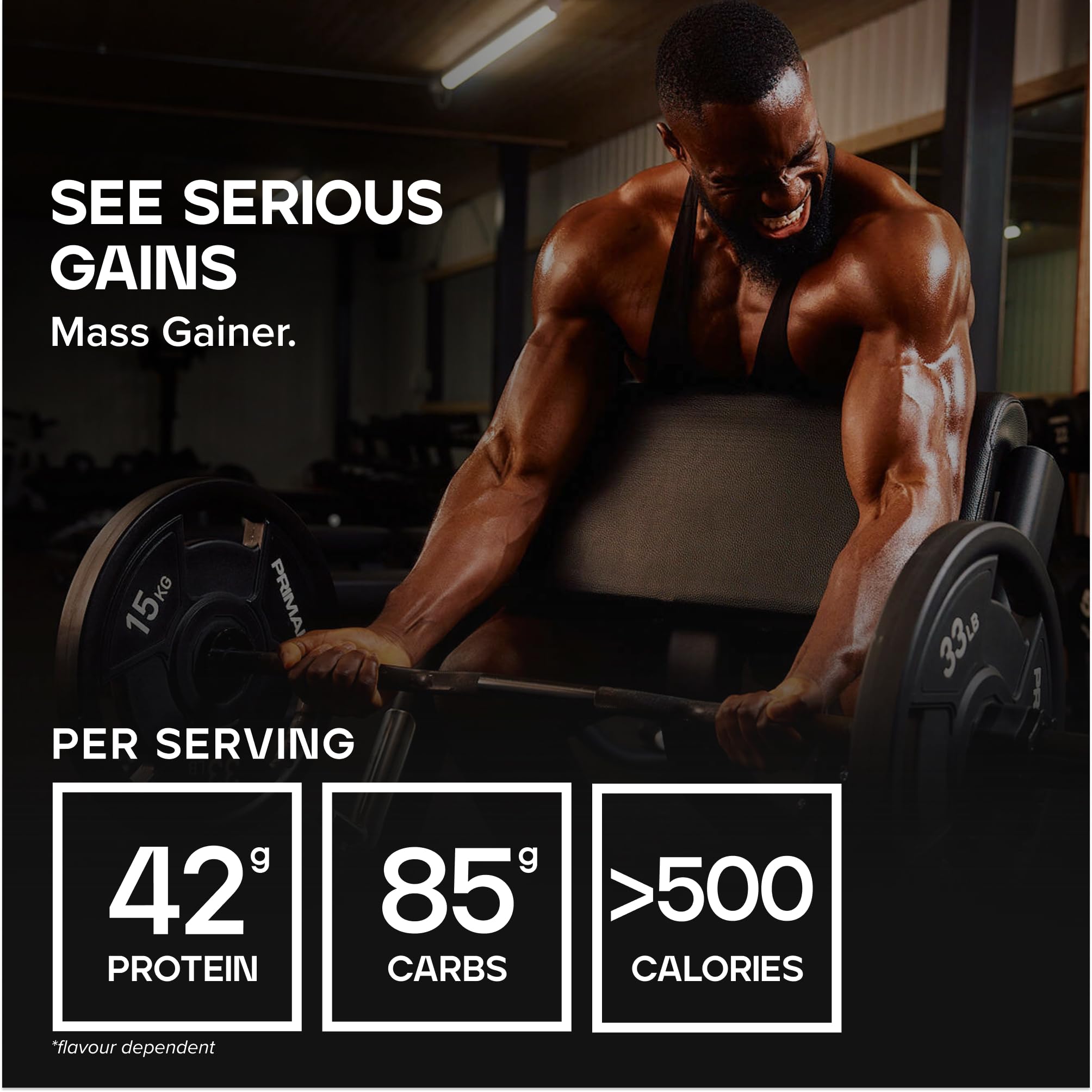 Bulk Complete Mass Gainer - Chocolate Caramel - 81g Carbohydrates - High Protein Weight Gain Shake Powder - Damaged Box - BBE 04/2027