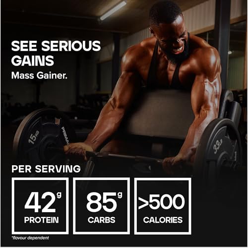 Bulk Complete Mass Gainer - Chocolate Caramel - 81g Carbohydrates - High Protein Weight Gain Shake Powder - Damaged Box - BBE 04/2027