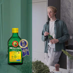 Moller's Omega 3 Cod Liver Oil - EPA DHA Vitamin A D E - Lemon 250ml Dietary Supplement - New - BBE 05/2026