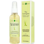 Thai Lemongrass Linen & Room Spray with Essential Oil - Home Fragrance Mist - 250 mL Aromatic Room Spray - Damaged Box - BBE 08/2028