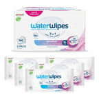 WaterWipes Sensitive+ Body & Intimate Cleansing Wipes, 99.9% Purified Water, XL Textured Wipes, Incontinence Care, Fragrance Free, 180 Count - New