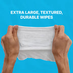 WaterWipes Sensitive+ Body & Intimate Cleansing Wipes, 99.9% Purified Water, XL Textured Wipes, Incontinence Care, Fragrance Free, 180 Count - New