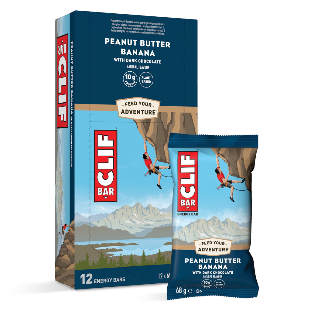 CLIF BAR | Energy Bar - Protein Bar | Chocolate Chip | Plant-Based Protein Bar for Running, Marathon Training, Cycling & Endurance Sports | 12 x 68 g - New - BBE 05/2026