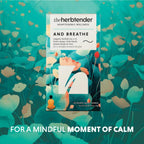 The Hertender and Breathe Organic Rose Tea - 72 Individually Wrapped Tea Bags - Caffeine Free Herbal Tea for Calm & Relaxation - Damaged Box - BBE 03/2028