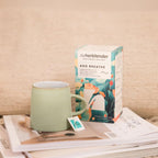 The Hertender and Breathe Organic Rose Tea - 72 Individually Wrapped Tea Bags - Caffeine Free Herbal Tea for Calm & Relaxation - Damaged Box - BBE 03/2028