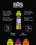 Science In Sport GO Isotonic Energy Gels - 22g Carbohydrates, Low Sugar, Assorted Flavours - 5 Pack 60ml Running Gels - Damaged Box - BBE 01/2027