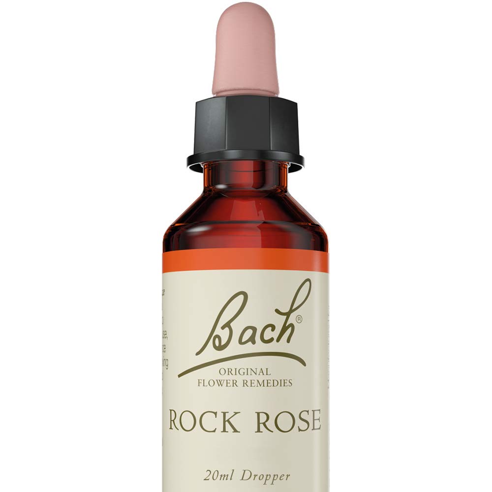 Bach Original Flower Remedies Rock Rose, Face Your Fears, Be Fearless, Emotional Wellness, Natural Flower Essence, 20ml - New - BBE 07/2030