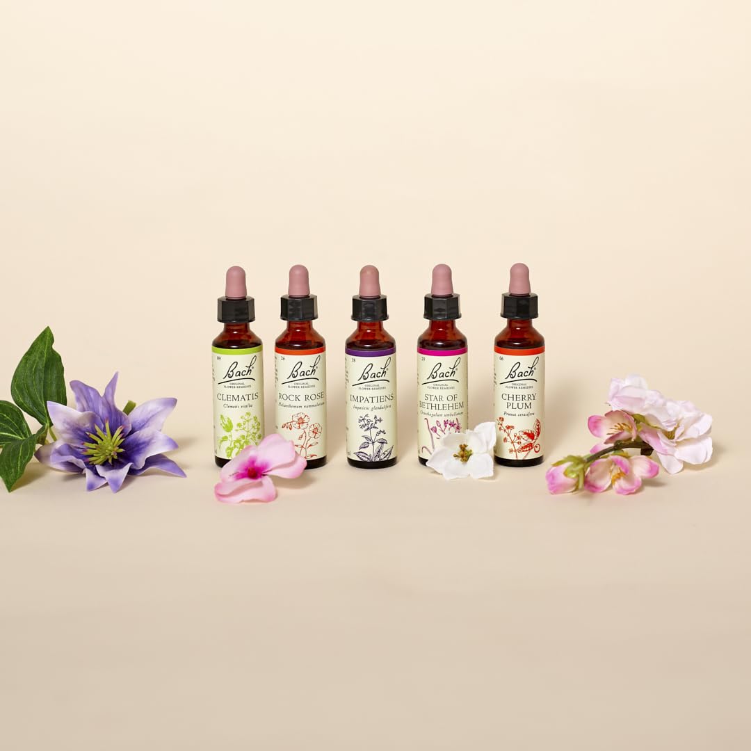 Bach Original Flower Remedies Rock Rose, Face Your Fears, Be Fearless, Emotional Wellness, Natural Flower Essence, 20ml - New - BBE 07/2030