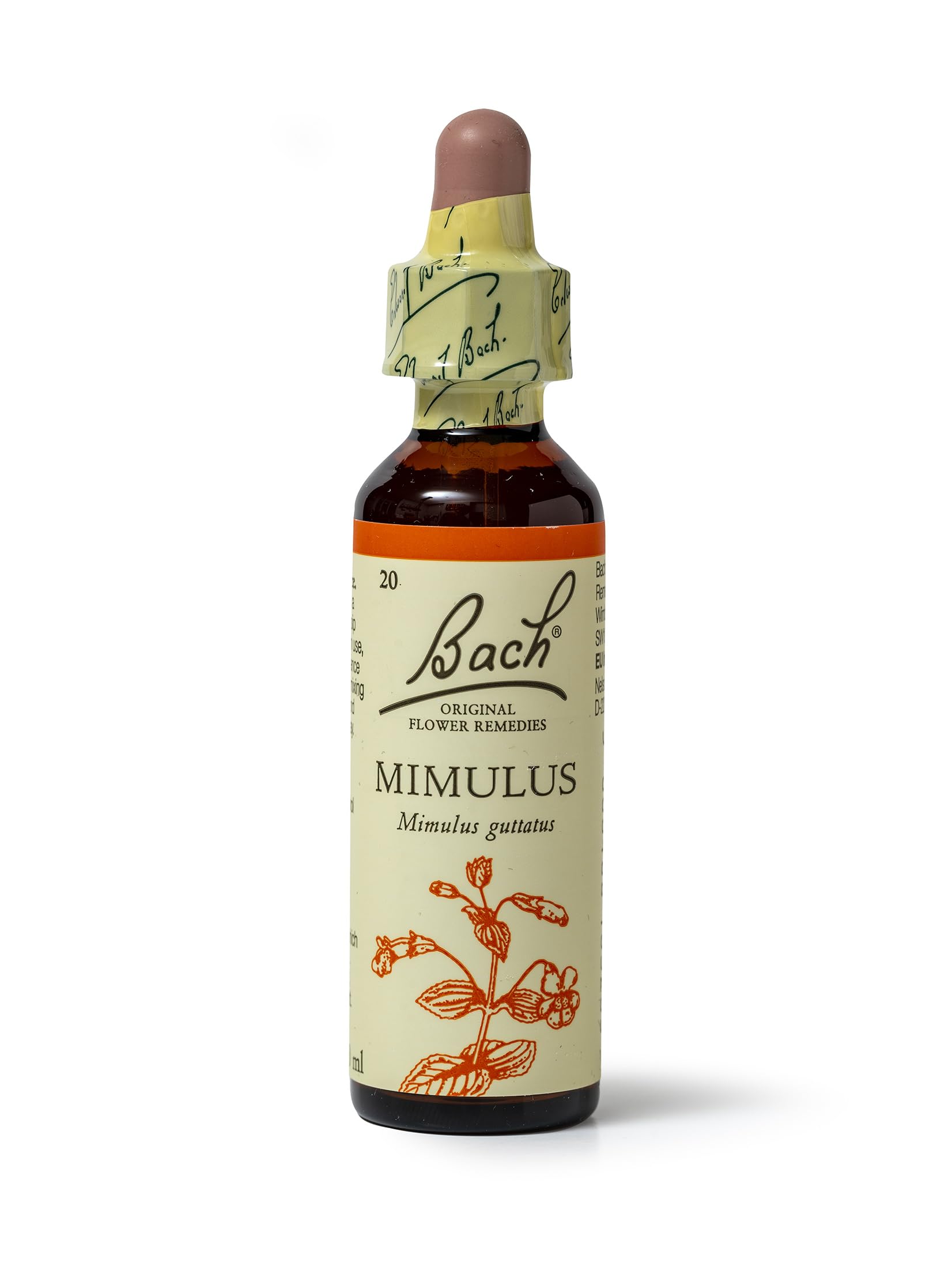 Bach Original Flower Remedies Rock Rose, Face Your Fears, Be Fearless, Emotional Wellness, Natural Flower Essence, 20ml - New - BBE 07/2030