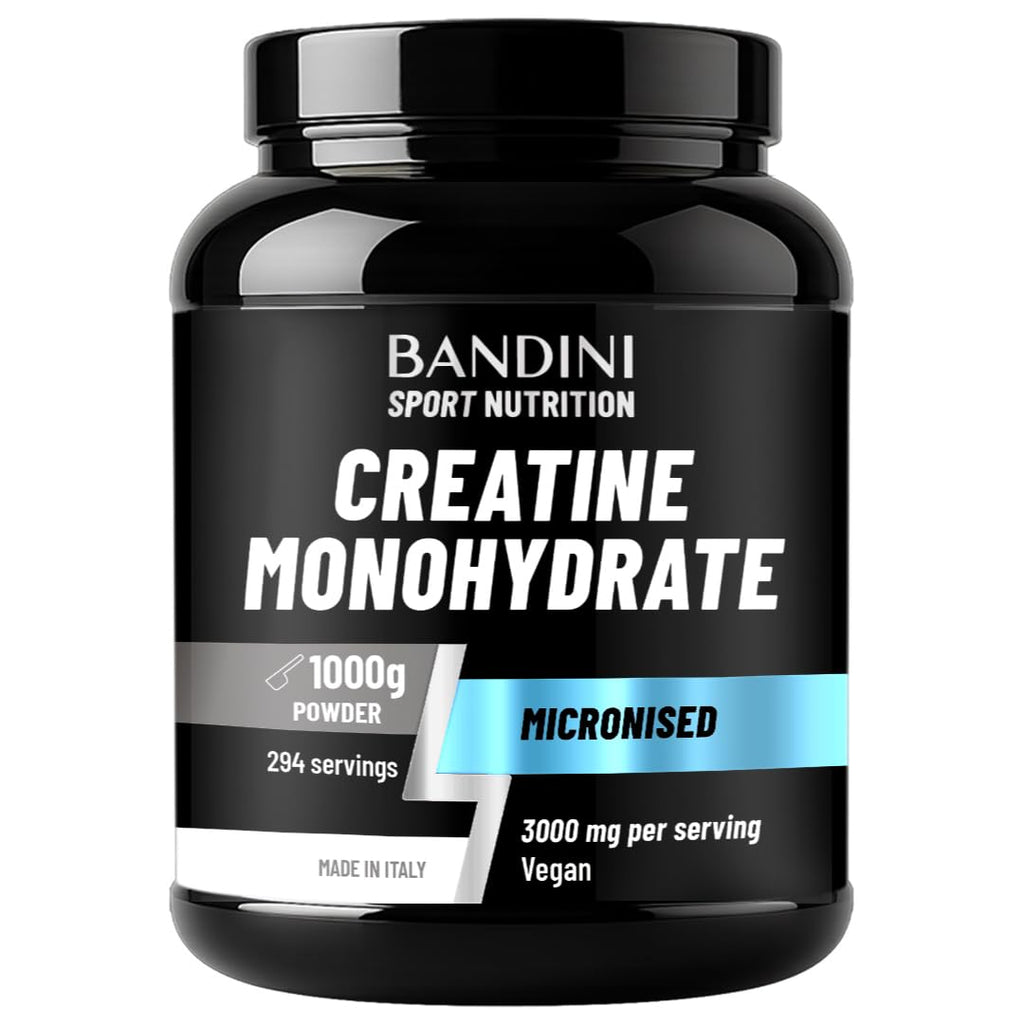 Bandini(R) Creatine Monohydrate Powder 1kg/1000g | Pure Creatin Micronised | - New - BBE 03/2029