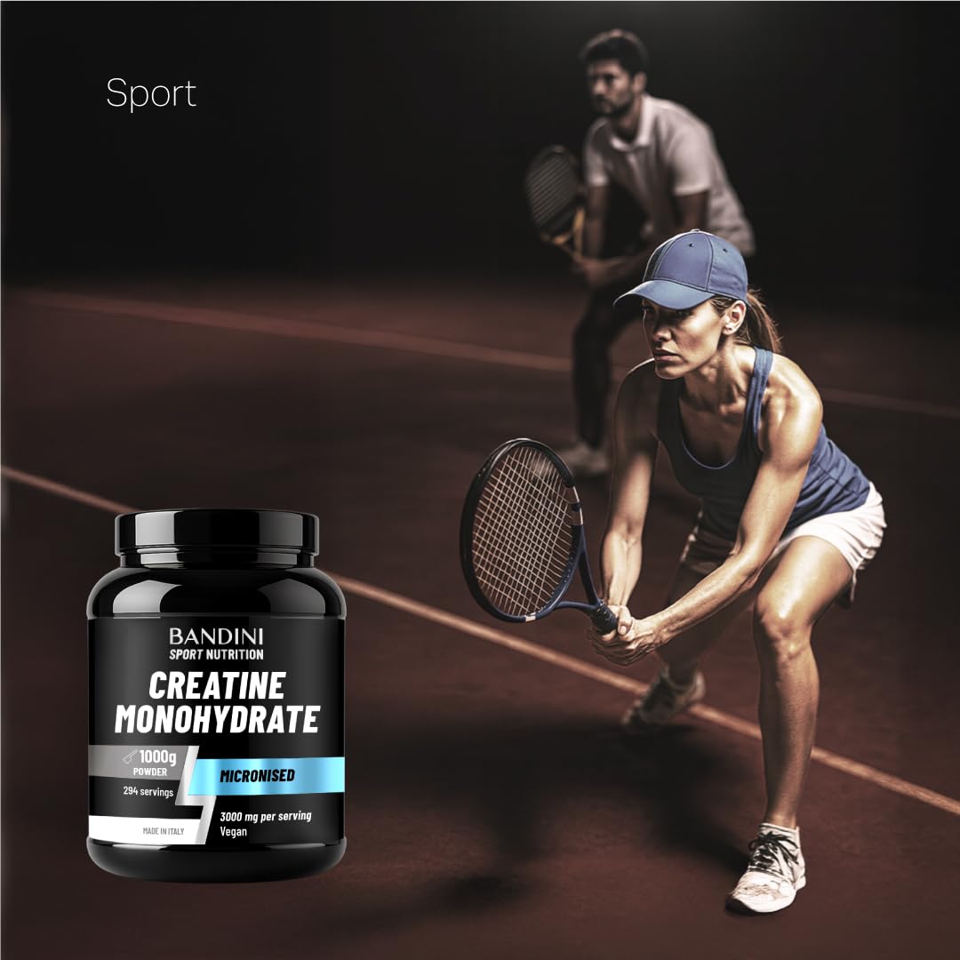 Bandini(R) Creatine Monohydrate Powder 1kg/1000g | Pure Creatin Micronised | - New - BBE 03/2029
