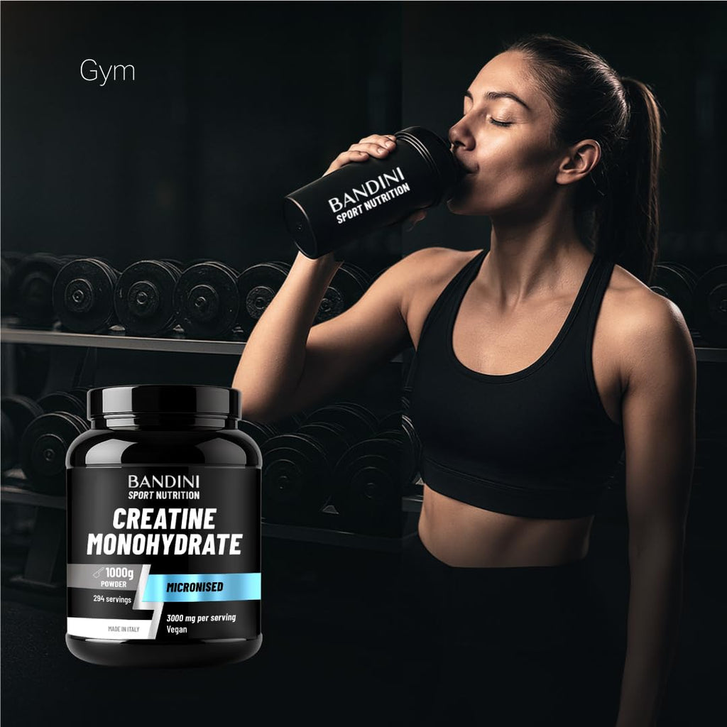 Bandini(R) Creatine Monohydrate Powder 1kg/1000g | Pure Creatin Micronised | - New - BBE 03/2029