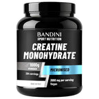 Bandini(R) Creatine Monohydrate Powder 1kg/1000g | Pure Creatin Micronised | - New - BBE 03/2029