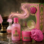 Wicked Glinda Bath Gift Set - Pink Bubble Bath, Body Butter, Shower Cap - Official Merchandise - New
