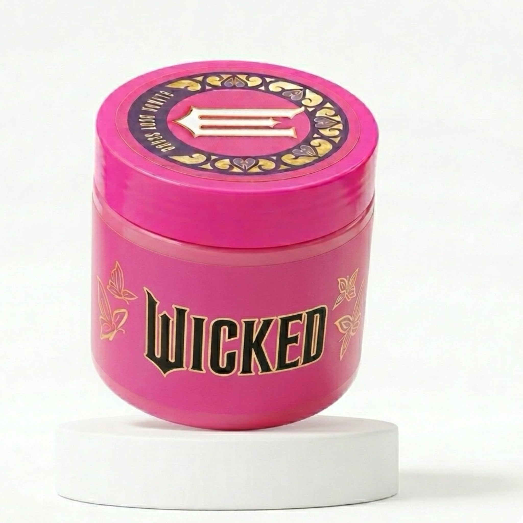Wicked Glinda Bath Gift Set - Pink Bubble Bath, Body Butter, Shower Cap - Official Merchandise - New