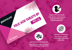 Folic Acid 400mcg Tablets - 4 x 360 (1440) Vitamin B9 Tabs - 1 Year Supply for Pregnancy Care, Maternal Tissue Growth - New