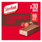 SlimFast Double Chocolate Flavour Snack Bar 99 Kcal - 30 x 25g Bars - Meal Replacement Diet Food - New - BBE 03/2027