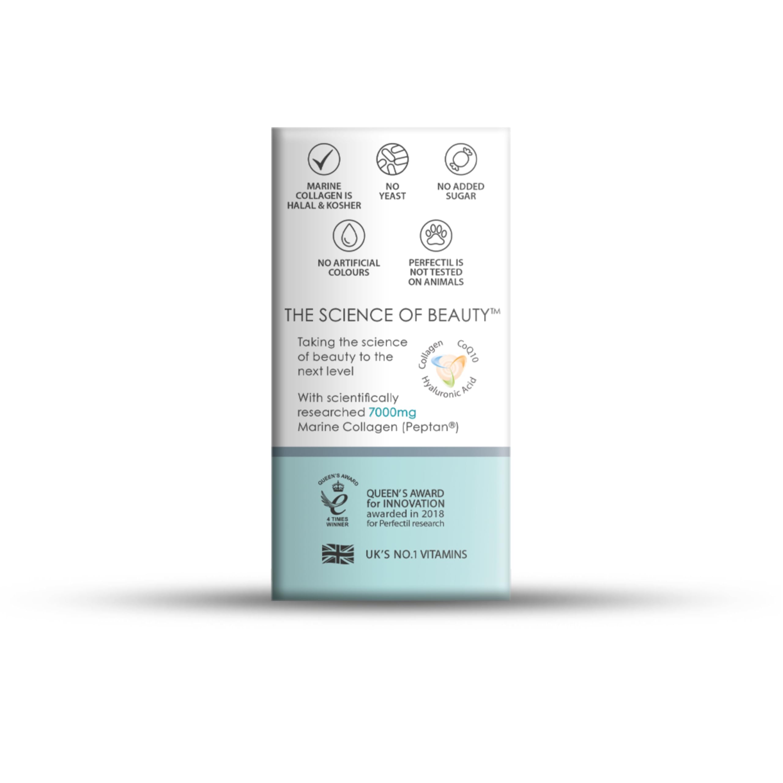 Perfectil Platinum Collagen Skin Drink for Women - 10 x 50ml Vials - Damaged Box - BBE 07/2026