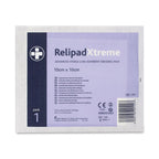 Reliance Medical Relipad Xtreme Low Adherent Dressing Pads 10x10cm - Sterile, Absorbent, Box of 50 - New