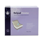 Reliance Medical Relipad Xtreme Low Adherent Dressing Pads 10x10cm - Sterile, Absorbent, Box of 50 - New