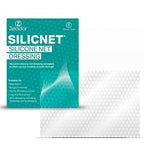Silicnet Silicone Net Dressing Non-Adherent, Flexible, and Breathable Dressing for Delicate Skin - Ideal for Surgical Wounds 10x7.5cm 5pc - Damaged Box