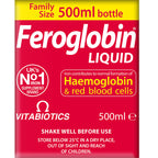 Feroglobin Gentle Iron and Nutrient Liquid, Reduce Tiredness & Fatigue Maintain Health, 500 ml - Damaged Box - BBE 09/2027