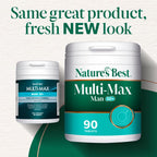 Nature's Best Multi, Max Man 50+ Multivitamin, 90 Tablets - New - BBE 04/2027